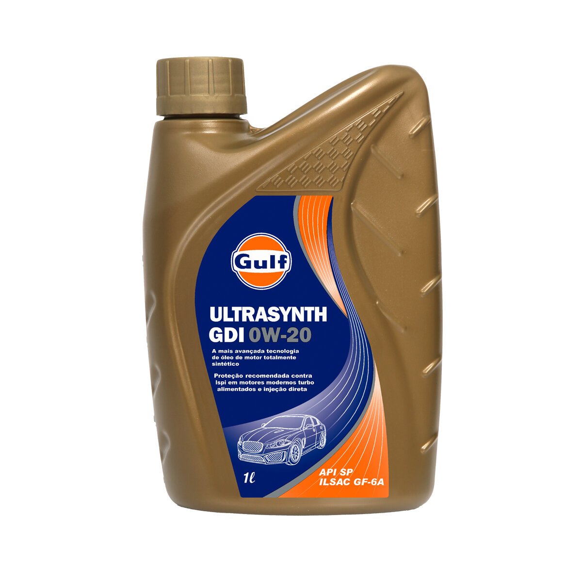 ÓLEO LUBRIFICANTE MOTOR 0W20 SINTÉTICO GULF ULTRASYNTH GDI API SP